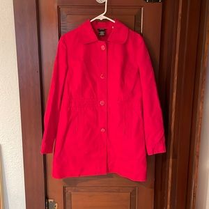 Size L. Red GNW Pea Coat